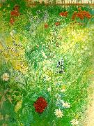 Carl Larsson blommor-sommarblommor Sweden oil painting artist